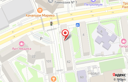 Ветеринарная сеть Лап Лапыч в Центральном районе на карте