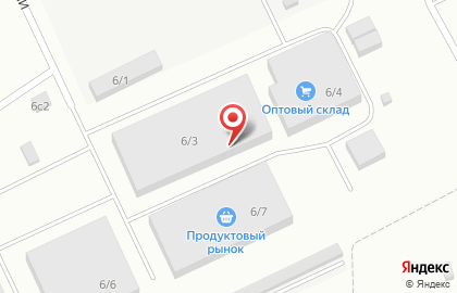 Оптовая фирма Русич-Маркет в Правобережном районе на карте