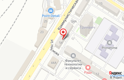 Потолков на Коммунистической улице на карте