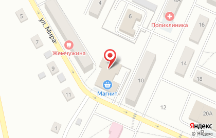 Супермаркет Магнит в Берёзовском на карте