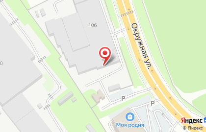 Комбинат Дубки на Окружной улице на карте