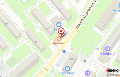 Салон красоты Лилия Арт на проспекте Строителей на карте