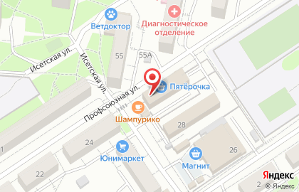 Мастерская в Екатеринбурге на карте