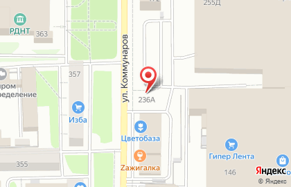 Цветобаза в Ижевске на карте