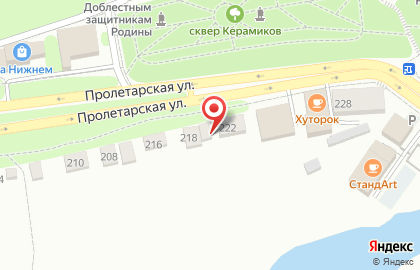 Компания Барьер на Пролетарской улице на карте