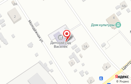 Детский сад Василек на Молодёжной улице на карте
