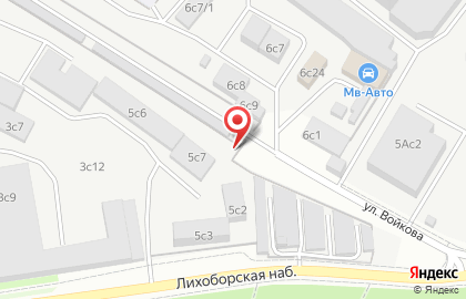 Автостоянка Мгса в Головинском районе на карте