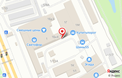 Автовыбор на 1-ой Енисейской улице на карте