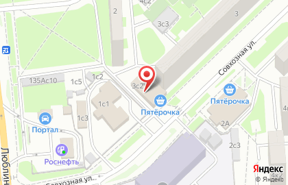 Караоке-ресторан Бакинские Ночи в Люблино на карте