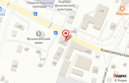 СберБанк на Комсомольской на карте
