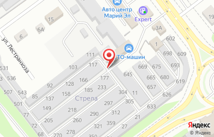 Шиномонтажная мастерская на улице Суворова на карте