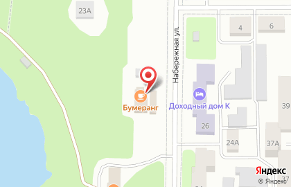 Бумеранг на карте