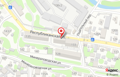Магазин алкогольных напитков Красное & Белое на Республиканской улице на карте