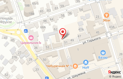 ЛюКС на улице Горького на карте