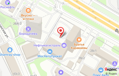 Магазин фастфудной продукции на Волгоградском проспекте, вл26 ст1 на карте