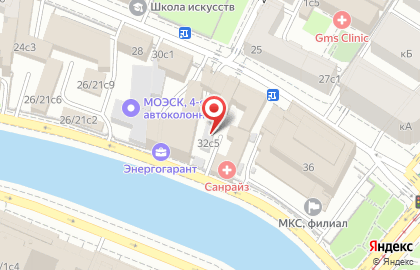 Московский цирк на сцене на карте