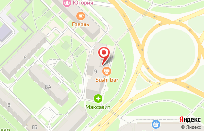 Суши-бар Sushi bar на Советской улице на карте