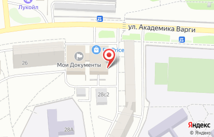Интернет-магазин Божья коровка на улице Академика Варги на карте