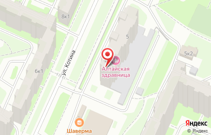 Парикмахерская НУГА в Красносельском районе на карте
