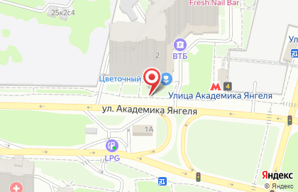 Киоск фастфудной продукции, район Чертаново Южное на карте