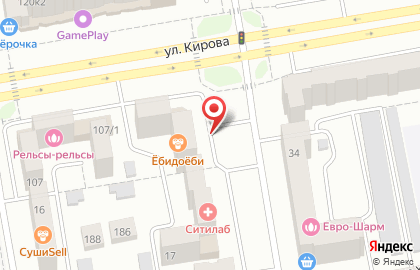 Торгово-сервисная компания Техносервис на улице Кирова на карте