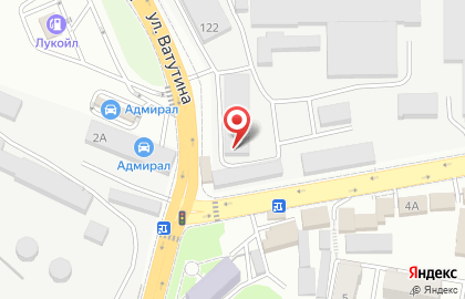Автоваз на улице Ватутина на карте