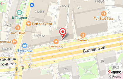 ТехноСофт на Валовой улице на карте