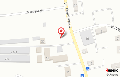 Продуктовый магазин в переулке Революции на карте