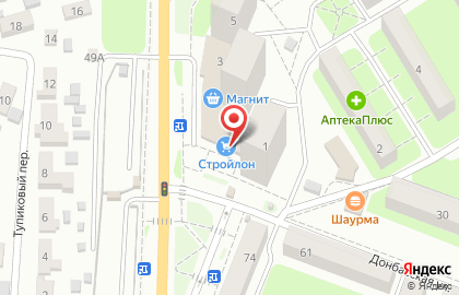 Магазин инструмента и оборудования Стройлон в Бежицком районе на карте