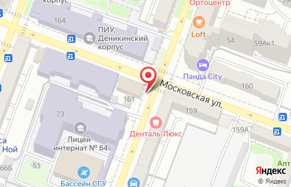 Агентство недвижимости Ривьера на Московской улице на карте