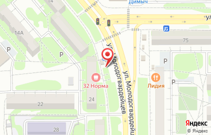 Сеть по продаже печатной продукции Роспечать на улице Молодогвардейцев, 24 киоск на карте