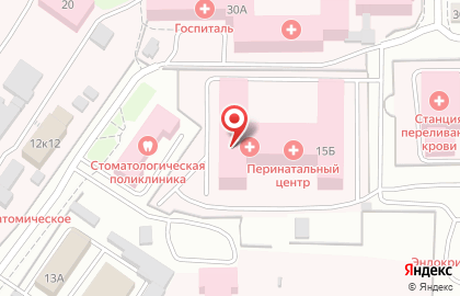 Кабинет медико-психологической и социально-правовой помощи женщинам в Октябрьском районе на карте