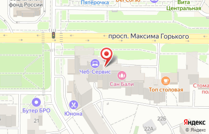 Караоке Весна на проспекте Максима Горького на карте