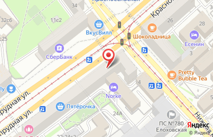 Кулинария Ля Фантази на метро Красносельская на карте