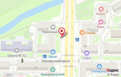 Киоск по продаже печатной продукции ВестиЧ на проспекте Металлургов, 37/1 киоск на карте