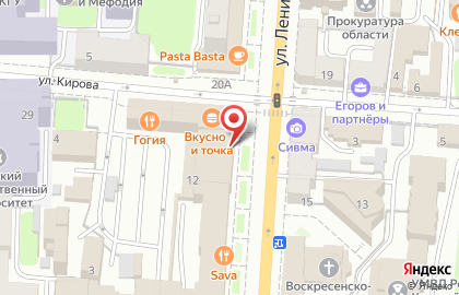 Банкомат Экспобанк на улице Ленина, 12 на карте
