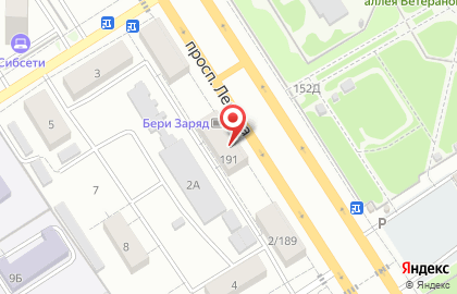 Парикмахерская в Барнауле на карте