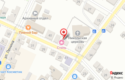 Парикмахерская Стиль на улице Крупской на карте