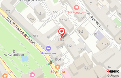 ОДС на Чистопрудном бульваре на карте