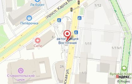Продуктовый магазин, ИП Мирзоян В.С. на карте