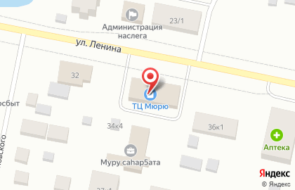 Продуктовый магазин Эконом на улице Ленина на карте