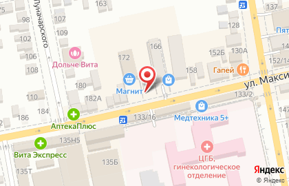 Салон Империя мебели на улице М.Горького на карте