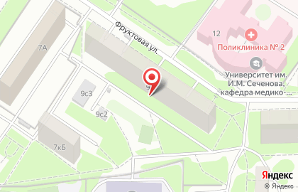 Компания ЭнергоСервисГарант на Фруктовой улице на карте