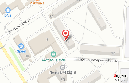 Фаворит Авто на Листвянской улице на карте