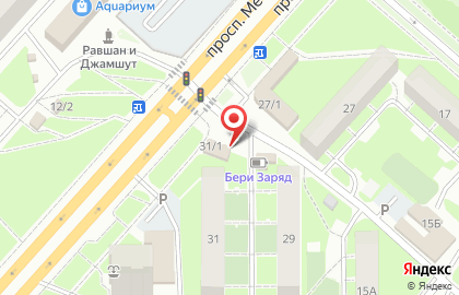 Магазин цветов и шаров на проспекте Металлургов на карте
