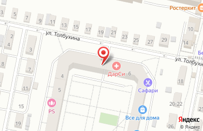Салон красоты Искушение в Ленинградском районе на карте