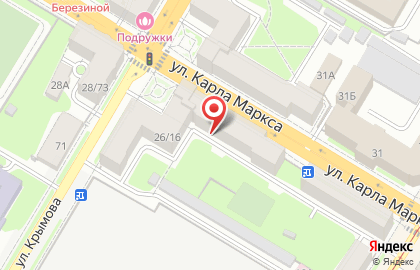 ОАО Лето Банк на улице Карла Маркса на карте