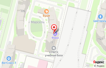 Клиника доктора Одинцова на Туристской улице на карте