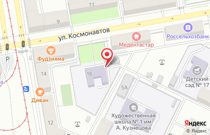 Детский сад №89 в Орджоникидзевском районе на карте
