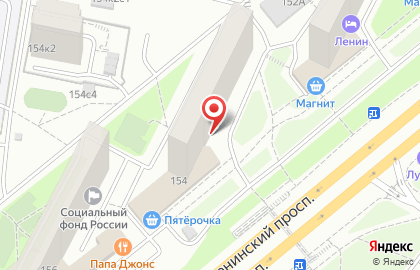Магистраль, ЖСК, район Тропарево-Никулино на карте